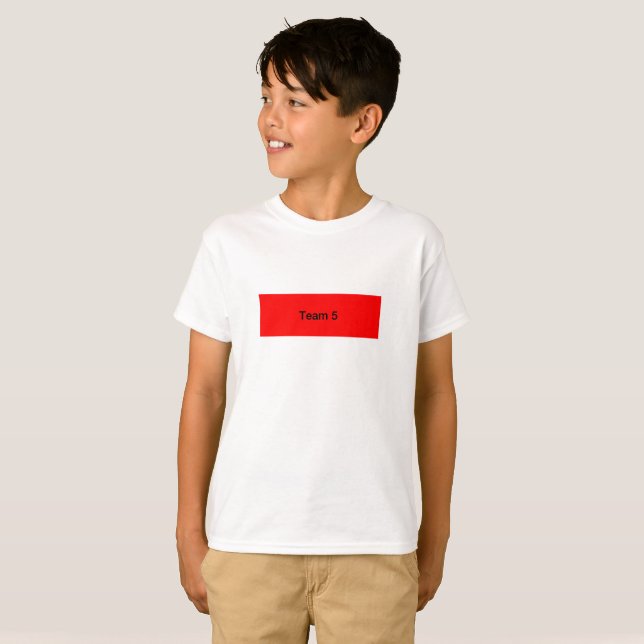 T-shirt équipe suprême 5 (Devant entier)