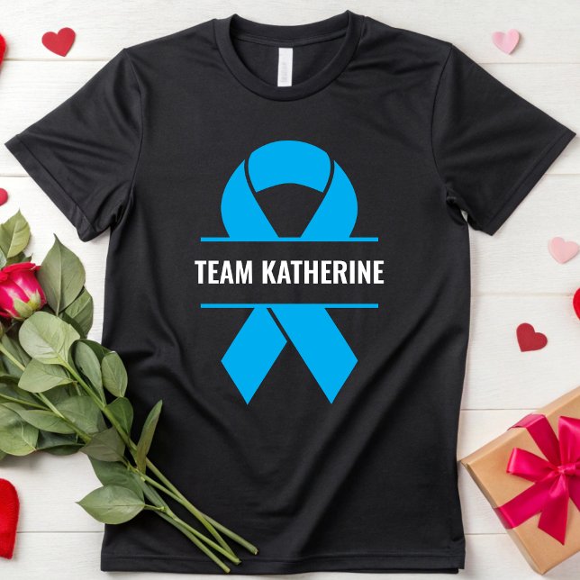 T-shirt Équipe sur le cancer de la prostate personnalisée  (Créateur téléchargé)