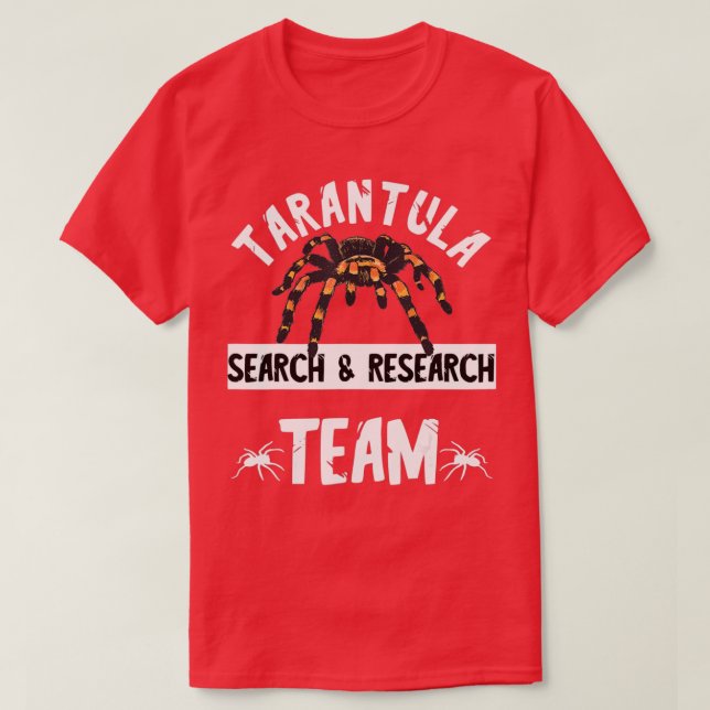 T-shirt Équipe Tarantula Araignée Louveur de bugs Arachnid (Design devant)
