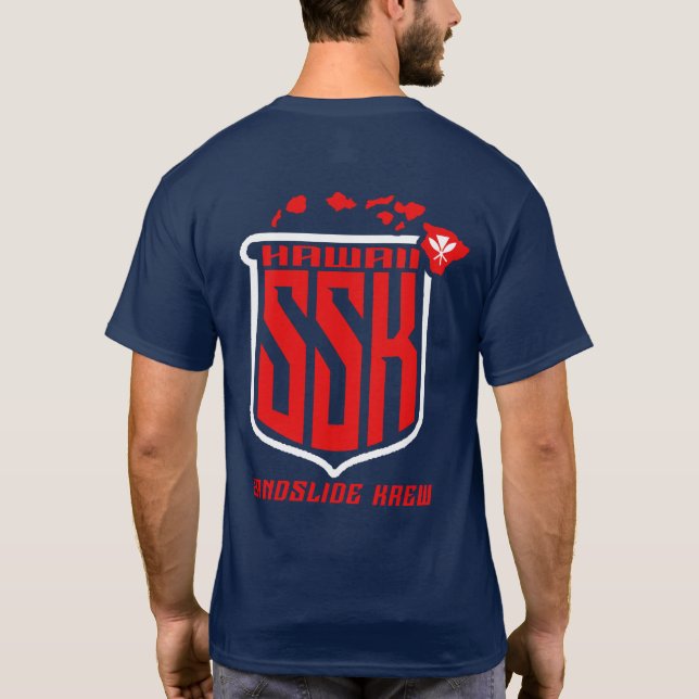 T-shirt Équipe Tee (rouge et blanc) (Dos)