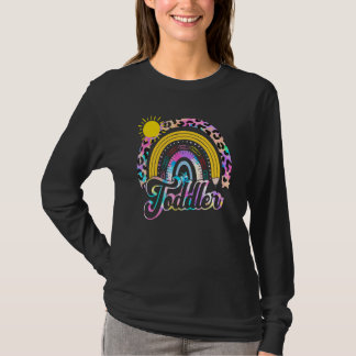 T-shirt Équipe Tout-Petits De Retour À L'école Arc-En-Ciel