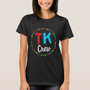T-shirt Équipe Transitoire D'Enfants De L'École Équipe Tk