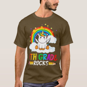 T-shirt Équipe Unicorn 7e Classe Rocks Retour à