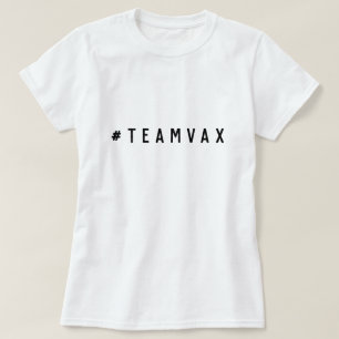 T-shirt Équipe Vax   Pro Vaccine Convid moderne 19 Vaccina