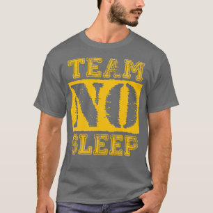 T-shirt Équipe vintage Aucun texte dormant