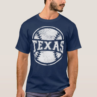 T-shirt Équipe vintage de baseball du Texas