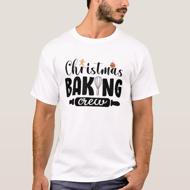 T-shirt Équipement de cuisine de Noël amusant Famille de N (Devant)