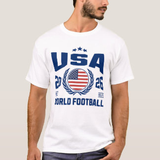 T-shirt Équipement de fan de football USA 2026 - Football 