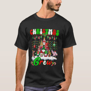 T-shirt Équipement de Noël Dabbing Père Noël Flamant rose
