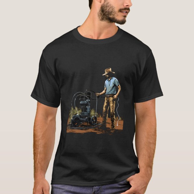 T-shirt Équipement d'irrigation agricole Équipement d'irri (Devant)