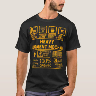 T-SHIRT ÉQUIPEMENT LOURD MÉCANIQUE NICE DESIGN 2017