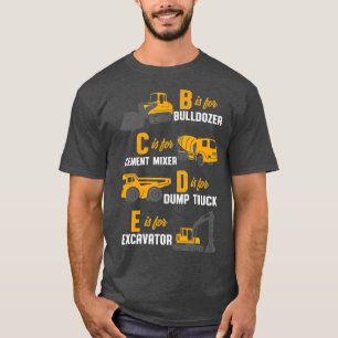 T-shirt Équipements lourds Opérateur de construction