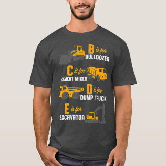 T-shirt Équipements lourds Opérateur de construction