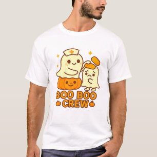 T-shirt Équipière Boo Boo Infirmière Drôle Halloween Fantô