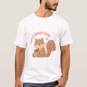 T-shirt Equirrel Nuque À propos de toi mignon Love Pun