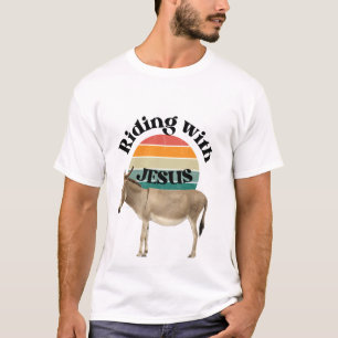 T-shirt équitation avec Jésus