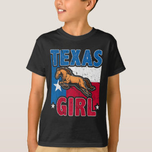 T-shirt Équitation Cheval Filles Texas