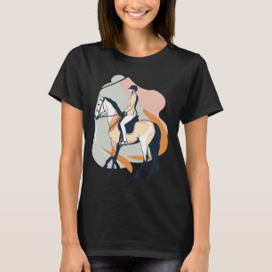 T-shirt Équitation Équestre Dressage Évasion Sport Cheval