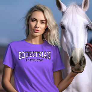 T-Shirt Équitation Moniteur de Cheval