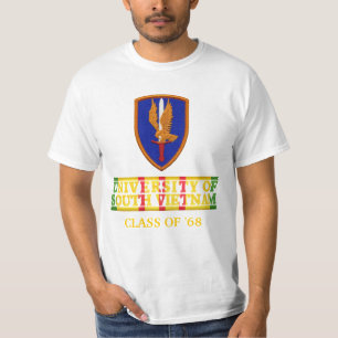 T-shirt ęr Avn. Bgd. Université de chemise du Vietnam du