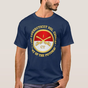 T-shirt ęr Cavalerie du Connecticut (rd)