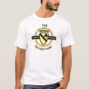 T-shirt ęr DIVISION de CAVALERIE "La PREMIÈRE ÉQUIPE "
