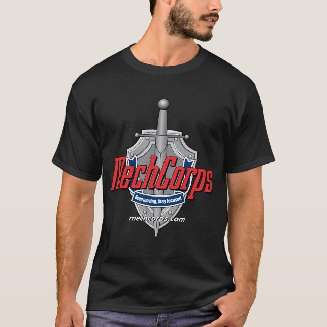 T-shirt ęr Division mobile 002 d'armure - MechCorps (Devant)