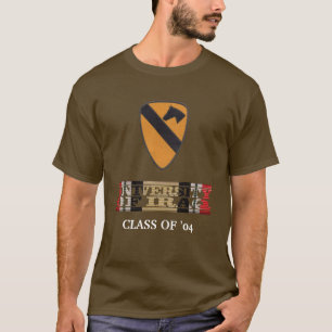 T-shirt ęr Université de division de Cav de chemise de