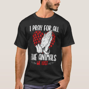 T-shirt ER Vet Tech Appréciation Animaux nous avons perdu 