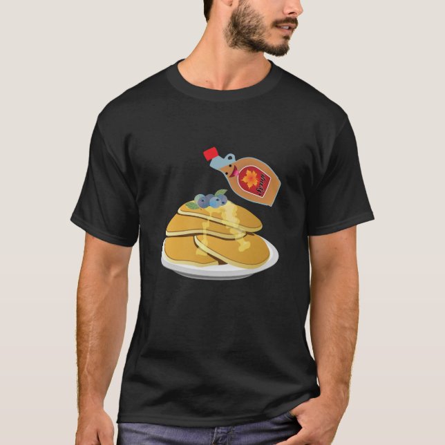 T-shirt Érable Syru de pièce en t de crêpes d'amour de (Devant)