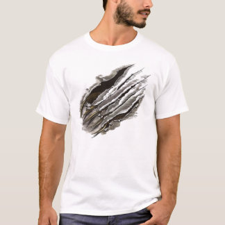 T-shirt éraflure !