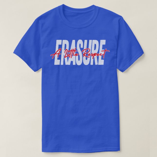 T-shirt Erasure 80s SynthFan Design (Design devant)
