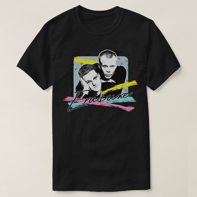 T-shirt Erasure Retro 80s Fan Art Design (Design devant)