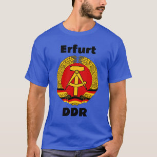 T-shirt Erfurt, DDR, RDA, Erfurt, Allemagne de l'Est