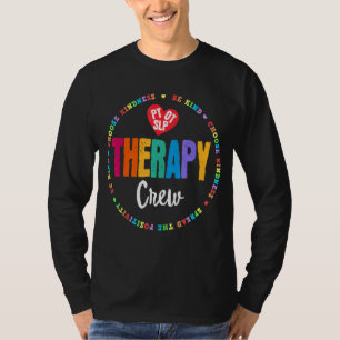 T-shirt Ergothérapeute de l'équipage de thérapie Pt Ot Slp
