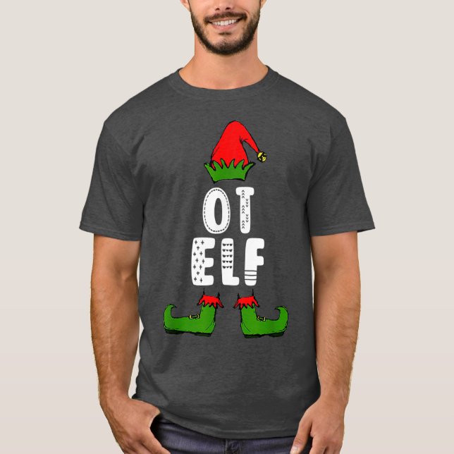 T-shirt Ergothérapie Elfe de Noël (Devant)