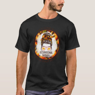 T-shirt Ergothérapie Messy Bun OT Fall A