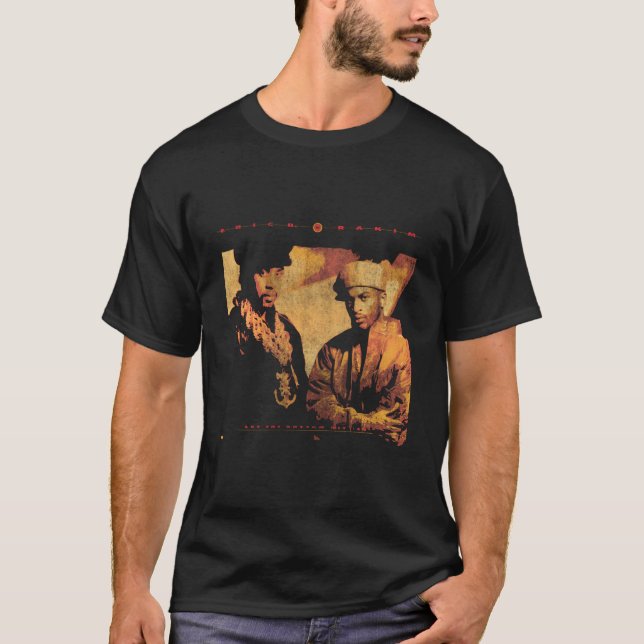 T-shirt Eric B Rakim Â€"Let The Rhythm Portrait (Devant)