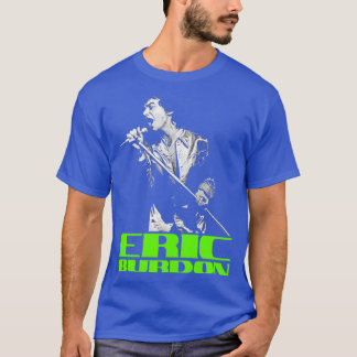 T-shirt Eric Burdon Les Animaux les années 70 Rétro FanArt