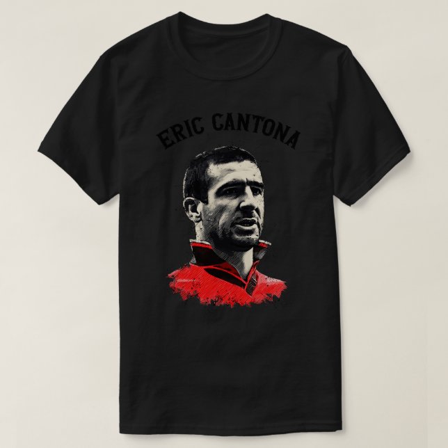 T-shirt Eric Cantona (Design devant)