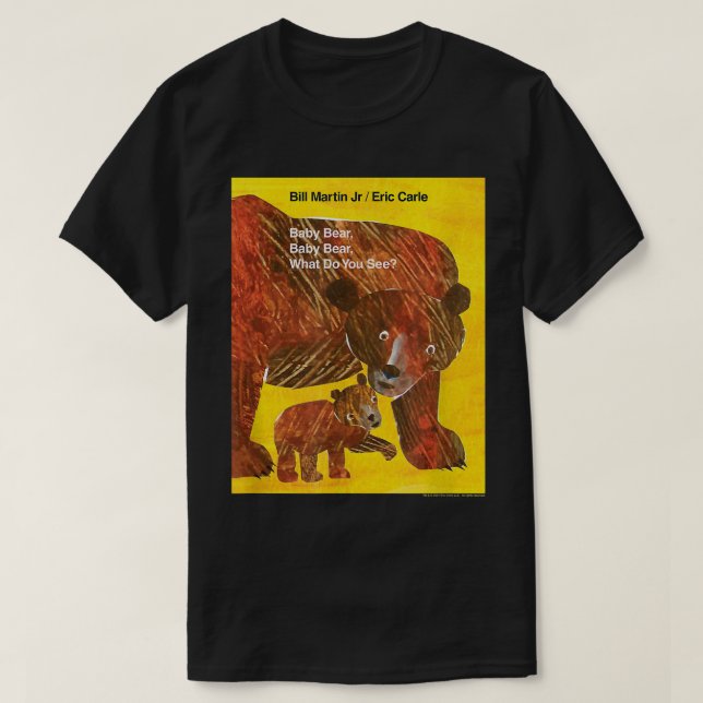T-shirt Eric Carle Bébé Porte-livre Couverture (Design devant)