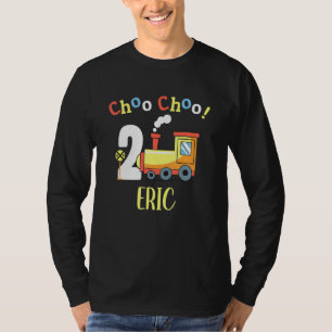 T-shirt Eric Choo Choo Deux Train 2e Anniversaire à 2 ans