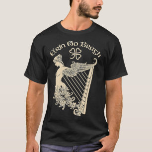 T-shirt Erin Go Bragh Eire Irish Harp Ireland St. Patrick