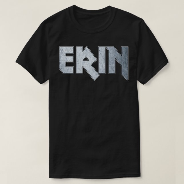 T-shirt Erin métallique lourd (Design devant)