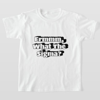 T-shirt Ermmm, Quel Sigma ? Garçons Tee - shirts.