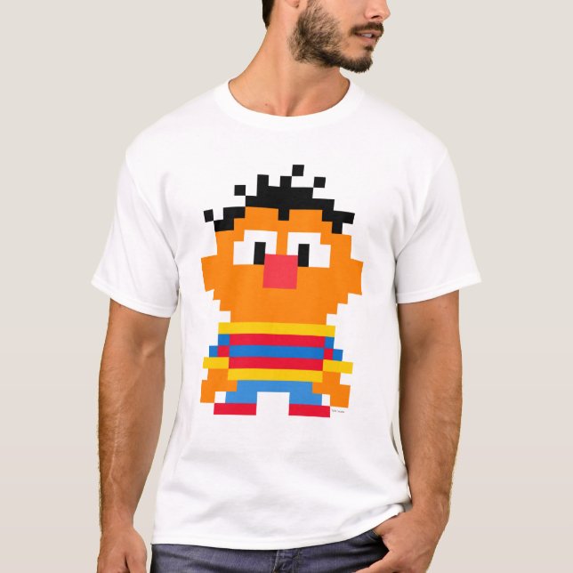 T-shirt Ernie Pixel Art (Devant)