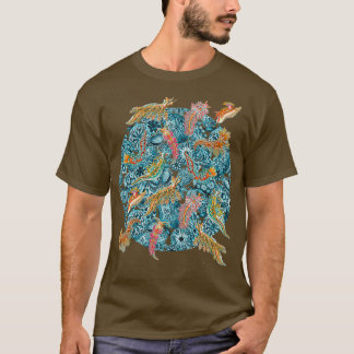 T-shirt Ernst Haeckel Nudibranche Boues de mer au-dessus d