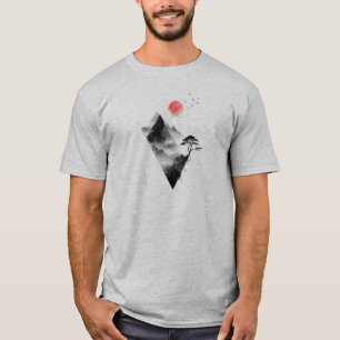 T-shirt Errer dans les sommets – Montagne abstraite