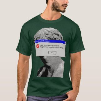 T-shirt Erreur de statue