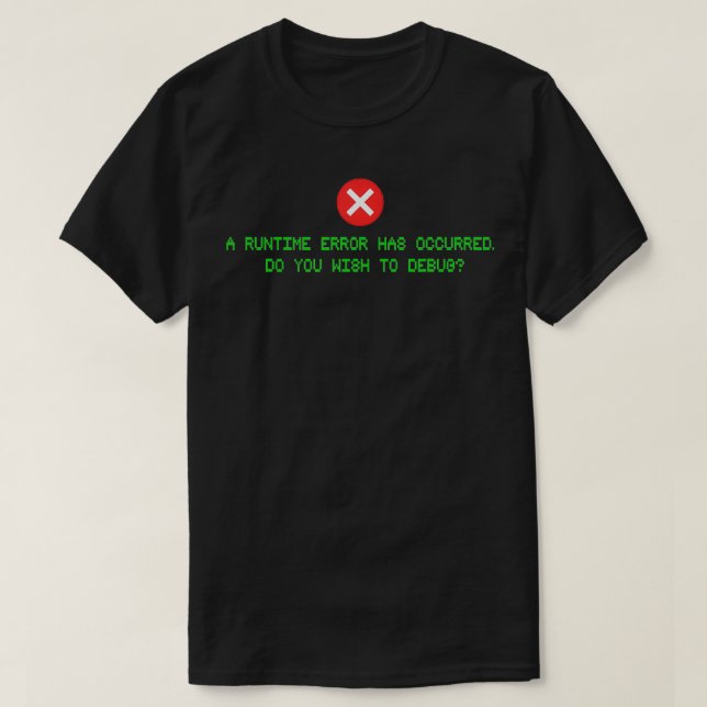 T-shirt Erreur d'ordinateur pour le concepteur de jeux de  (Design devant)